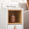 SoBuy FBT161-WN, Sofa Side Table Bedside Table Narrow Side Cabinet, White