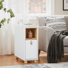 SoBuy FBT161-WN, Sofa Side Table Bedside Table Narrow Side Cabinet, White