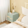 SoBuy FBT164-GR Bedside Table with 2 Drawers Side Table Nightstand for Bedroom and Living Room Green W40 x D44 x H49cm