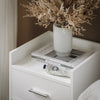 SoBuy FBT66-W, Side Table End Table Bedside Table Night Table Stand with Drawer, White