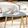 SoBuy FBT74-HG, Nesting Tables, Set of 2 Side Tables, Living Room Tables Coffee Tables, Grey