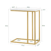 SoBuy FBT87-G, Side Table End Table Coffee Tea Table, Bed Sofa Side Table Laptop Table, Gold