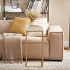 SoBuy FBT87-G, Side Table End Table Coffee Tea Table, Bed Sofa Side Table Laptop Table, Gold