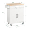 SoBuy FKW119-WN, Kitchen Storage Trolley Mobile Kitchen Cabinet Cupboard, White