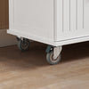 SoBuy FKW119-WN, Kitchen Storage Trolley Mobile Kitchen Cabinet Cupboard, White