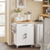 SoBuy FKW119-WN, Kitchen Storage Trolley Mobile Kitchen Cabinet Cupboard, White