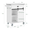 SoBuy FKW121-W, Kitchen Trolley Cart Kitchen Storage Trolley Mobile Kitchen Cabinet, White