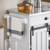 SoBuy FKW121-W, Kitchen Trolley Cart Kitchen Storage Trolley Mobile Kitchen Cabinet, White