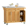 SoBuy FKW69-N, Extendable Kitchen Storage Trolley Kitchen Cabinet Cupboard Sideboard Kitchen Island, Wood