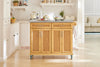 SoBuy FKW69-N, Extendable Kitchen Storage Trolley Kitchen Cabinet Cupboard Sideboard Kitchen Island, Wood