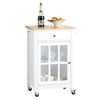 SoBuy FKW98-WN, Kitchen Storage Trolley Serving Trolley Kitchen Cabinet Cupboard, White