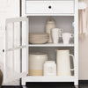 SoBuy FKW98-WN, Kitchen Storage Trolley Serving Trolley Kitchen Cabinet Cupboard, White