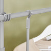 SoBuy FRG109-HG, Telescopic Wardrobe Organiser, Adjustable Storage Clothes Rack, Grey