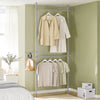 SoBuy FRG109-HG, Telescopic Wardrobe Organiser, Adjustable Storage Clothes Rack, Grey