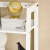 SoBuy FRG116-K-W, Storage Display Shelving Ladder Shelf Bookcase, White