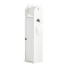 SoBuy FRG135-W, Free Standing Bathroom Toilet Paper Roll Holder Storage Cabinet, White