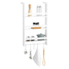 SoBuy FRG150-W, Refrigerator Hanging Shelf, 3 Tiers Kitchen Shelf Spice Rack Kitchen Cabinet, White