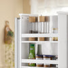 SoBuy FRG150-W, Refrigerator Hanging Shelf, 3 Tiers Kitchen Shelf Spice Rack Kitchen Cabinet, White