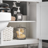 SoBuy FRG202-W, White Under Sink Bathroom Storage Cabinet with Doors, White