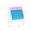 SoBuy FRG225-F, Children Kids Bookcase Sling Storage Rack Organizer Display Holder, White