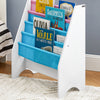 SoBuy FRG225-F, Children Kids Bookcase Sling Storage Rack Organizer Display Holder, White