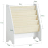 SoBuy FRG225-W, Children Kids Bookcase Sling Storage Rack Organizer Display Holder, White