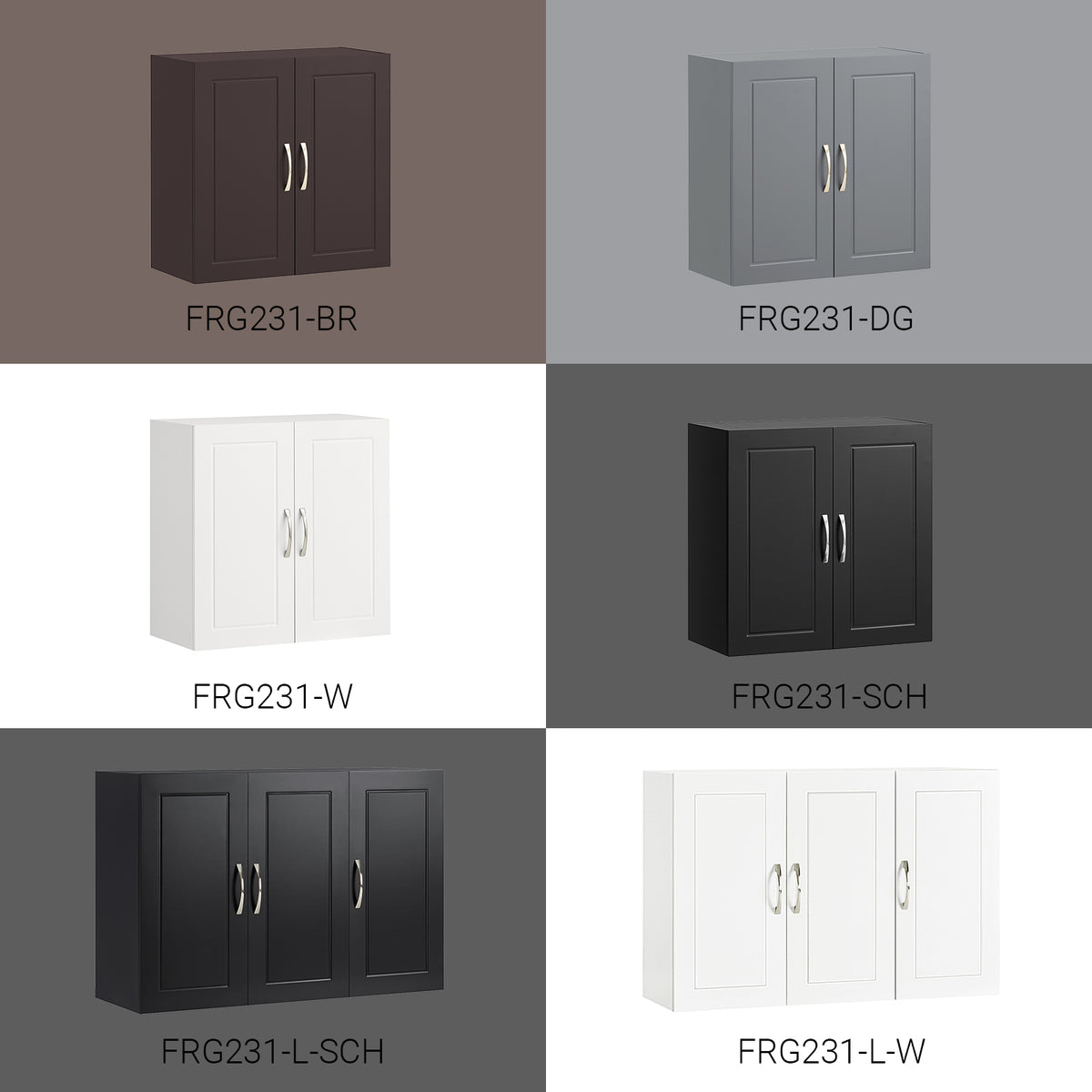 SoBuy FRG231-DG bathroom wall cabinet dark grey – lifestyle scene 3, anti-tip safety strap detail