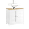 SoBuy FRG237-WN, Under Sink Cabinet Vanity Unit Bathroom Cabinet with 2 Shutter Doors, White