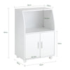 SoBuy FRG241-W, Kitchen Wheeled Storage Trolley, Kitchen Storage Cabinet Cupboard Unit, White