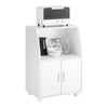 SoBuy FRG241-W, Kitchen Wheeled Storage Trolley, Kitchen Storage Cabinet Cupboard Unit, White