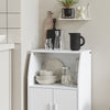 SoBuy FRG241-W, Kitchen Wheeled Storage Trolley, Kitchen Storage Cabinet Cupboard Unit, White