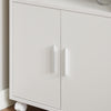 SoBuy FRG241-W, Kitchen Wheeled Storage Trolley, Kitchen Storage Cabinet Cupboard Unit, White