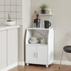 SoBuy FRG241-W, Kitchen Wheeled Storage Trolley, Kitchen Storage Cabinet Cupboard Unit, White