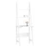SoBuy FRG60-W, Storage Display Shelving Ladder Shelf with Desk and 2 Shelves, White