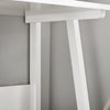 SoBuy FRG60-W, Storage Display Shelving Ladder Shelf with Desk and 2 Shelves, White