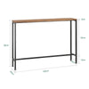 SoBuy FSB19-XL-N, Console Table Hall Table Side Table End Table Living Room Sofa Table, Wood