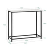 SoBuy FSB29-SCH, Console Table Side Table End Table Hall Table Living Room Table, Black