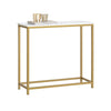 SoBuy FSB29-G, Console Table Side Table End Table Hall Table Living Room Table, Gold
