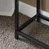 SoBuy FSB29-SCH, Console Table Side Table End Table Hall Table Living Room Table, Black