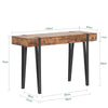 SoBuy FSB88-F, Console Table Hallway Table Living Room Table Hall Table Sofa Table Side Table End Table, Brown