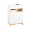 SoBuy FSB97-WN, Hallway Shoe Cabinet Kitchen Dining Room Living Room Storage Cabinet Sideboard, White