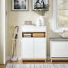 SoBuy FSB97-WN, Hallway Shoe Cabinet Kitchen Dining Room Living Room Storage Cabinet Sideboard, White