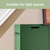 SoBuy FSR100-SY, Narrow Shoe Rack Shoe Cabinet with 4 Flip Drawers Slim Wooden Storage Cupboard for Hallway Entrance Foyer or Understairs Dark Green W100 x D19 x H91cm