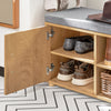 SoBuy FSR148-N, Hallway Shoe Bench Shoe Cabinet Shoe Rack Storage Bench, Wood