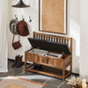 SoBuy FSR150-N, Shoe Bench Shoe Storage Cabinet Hallway Bench Bed Bench, Wood