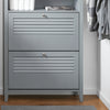 SoBuy FSR152-HG, Hallway Shoe Cabinet Shoe Rack Shoe Storage Cupboard Organizer, Grey-clearance