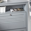 SoBuy FSR152-HG, Hallway Shoe Cabinet Shoe Rack Shoe Storage Cupboard Organizer, Grey-clearance