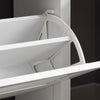 SoBuy FSR152-W, Hallway Shoe Cabinet Shoe Rack Shoe Storage Cupboard Organizer, White