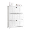 SoBuy FSR162-W, Hallway 3 Flip-drawers Shoe Cabinet Shoe Rack Shoe Storage Cupboard, White