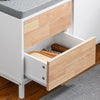 SoBuy FSR167-WN, Hallway Storage Bench Shoe Bench Shoe Cabinet with 2 Drawers and 1 Cabinet, White